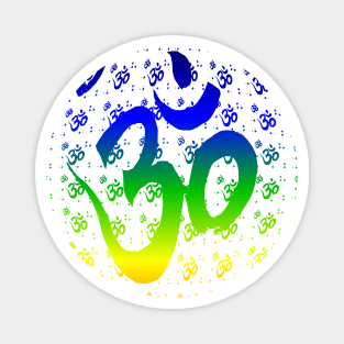 Spiritual Awakening OM Yoga Meditation Magnet